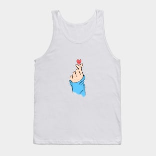 K-pop Finger heart! Tank Top